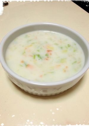 キャベツとにんじんのクリーム煮離乳食中期-レシピのメイン写真