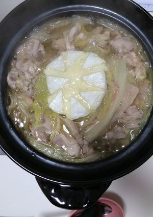 白菜と豚肉と鶏肉のミルフィーユチーズ鍋-レシピのメイン写真