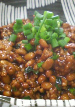 ご飯にもパスタにも合う!納豆肉味噌-レシピのメイン写真