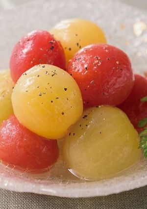 ～お酒がすすむ～プチトマトの梅酒マリネ-レシピのメイン写真