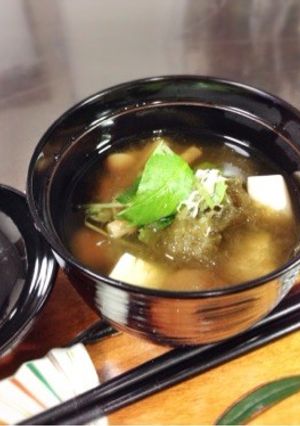 なめことお豆腐のすまし汁-レシピのメイン写真