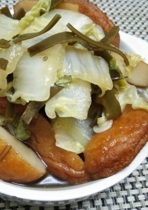 【大量消費に！】白菜と薩摩揚の煮物-レシピのメイン写真