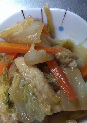 白菜の懐かしい味のたいたん-レシピのメイン写真