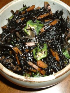 おくら入りひじきの煮物-レシピのメイン写真