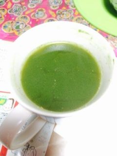 青汁を使ってホット一息-レシピのメイン写真