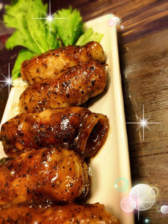 豚ロースの野菜巻き黒胡麻味噌-レシピのメイン写真