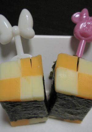 ■市松模様■のり巻きチーズ-レシピのメイン写真