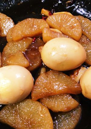 簡単！大根と卵のピリ辛トロ煮！-レシピのメイン写真