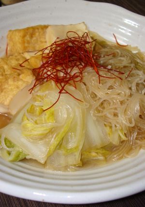 白菜と厚揚げのうま煮-レシピのメイン写真