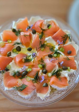 スモークサーモンとクリームチーズディップ-レシピのメイン写真