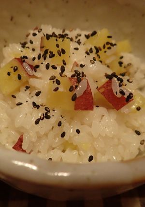 さつま芋の塩麹おこわ-レシピのメイン写真