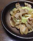 キャベツと豚バラ肉☆簡単味噌炒め☆