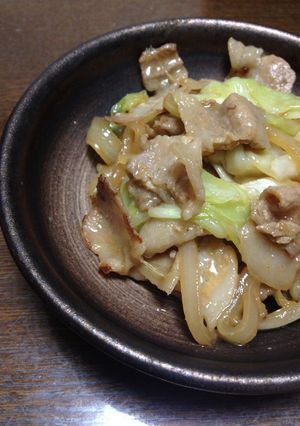 キャベツと豚バラ肉☆簡単味噌炒め☆-レシピのメイン写真