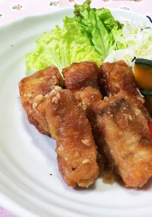カジキマグロの唐揚げ バーベキュー味-レシピのメイン写真