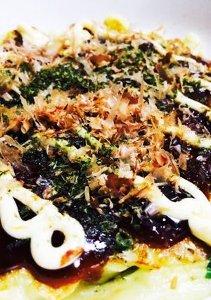 水を使わない！おばあちゃんのお好み焼き♡-レシピのメイン写真