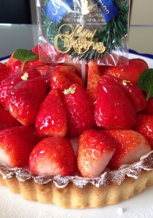 クリスマスに！イチゴのムースタルト-レシピのメイン写真