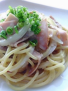 簡単☆クリームパスタ柚子胡椒風味★-レシピのメイン写真