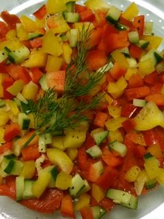 カラフル野菜のスモークサーモン-レシピのメイン写真