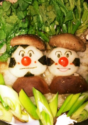 大根おろしアート♪おむすびまん-レシピのメイン写真
