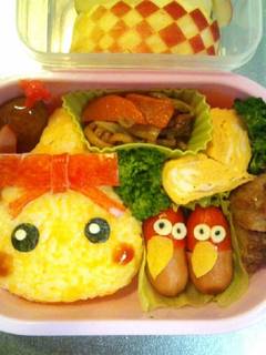 キャラ弁☆簡単♪俵型おにぎりのリラックマ by zun−ko
