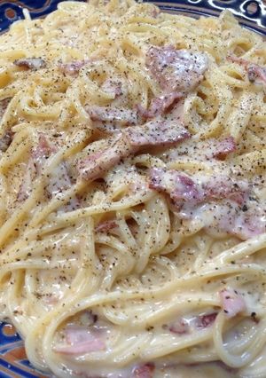 シェフ直伝時短カルボナーラ スパゲティー-レシピのメイン写真