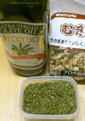 ゴワゴワバジルの活用法!ジェノバソース-レシピのメイン写真