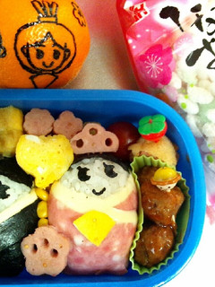 キャラ弁 お雛様 おにぎり ひな祭り♬ -レシピのメイン写真