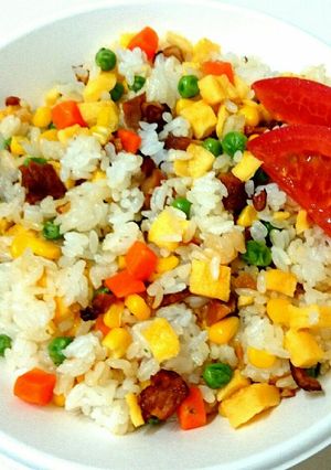 簡単・減塩❗炭火焼きチキンのチャーハン-レシピのメイン写真