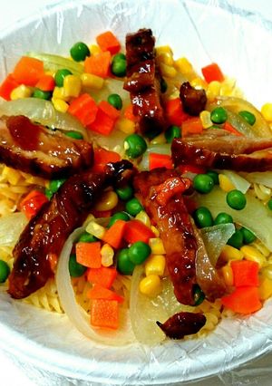 簡単❗炭火焼きチキンのパスタ-レシピのメイン写真