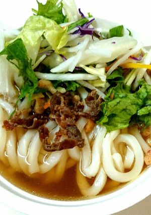 カップ麺アレンジ★日清のごんぶと肉うどん-レシピのメイン写真
