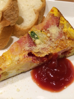 残り野菜とベーコンのオープンオムレツ-レシピのメイン写真