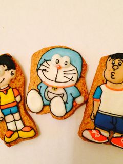 ドラえもんアイシングクッキー-レシピのメイン写真