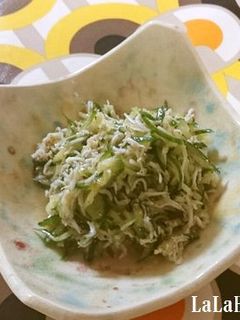 きゅうりとちりめんじゃこの中華風酢の物♪-レシピのメイン写真
