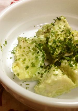 アボカド＋マヨわさび醤油に青海苔を♪-レシピのメイン写真