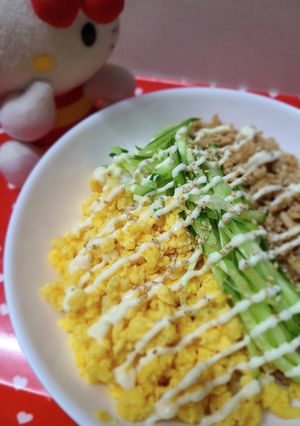 ♡ちょっぴりヘルシー♪な三色そぼろ丼♡-レシピのメイン写真
