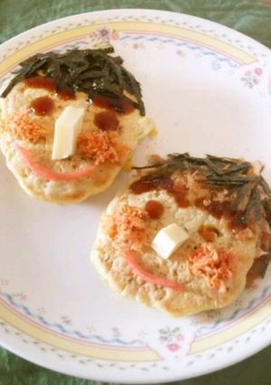 パパとぼく♪そっくりニコニコ焼き☆-レシピのメイン写真