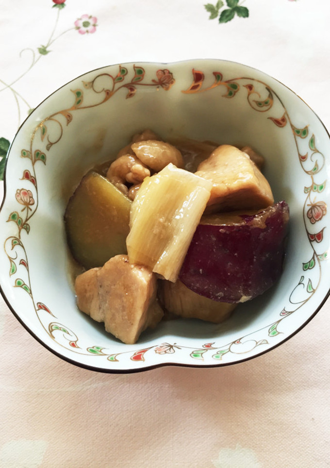 簡単！鶏とさつまいものとろみ甘辛煮。-レシピのメイン写真