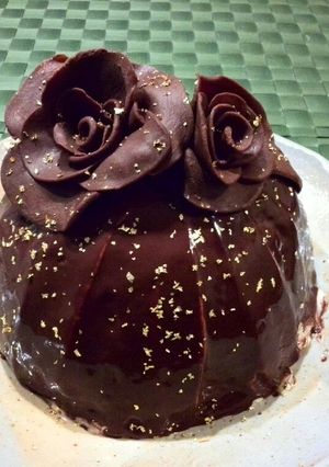 オレンジムースのチョコレートドームケーキ-レシピのメイン写真