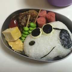サングラススヌーピー弁当-レシピのメイン写真