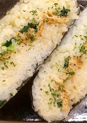 油揚げの甘辛煮＆ほうれん草マヨおにぎらず-レシピのメイン写真