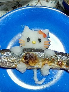 大根おろしアート・キテイちゃんは猫説-レシピのメイン写真