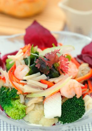 シーフードと彩り野菜の具沢山サラダ✧-レシピのメイン写真