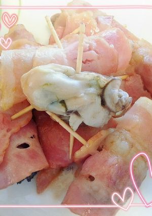 牡蠣のベーコン巻き-レシピのメイン写真