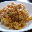 トマト風味ツナの洋風炊き込みご飯。