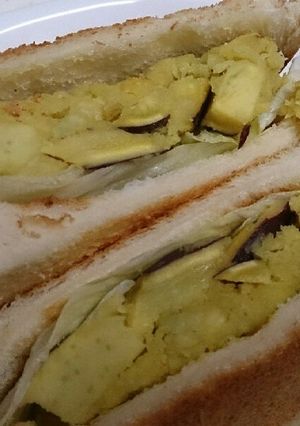 さつまいもペーストのサンドイッチ-レシピのメイン写真