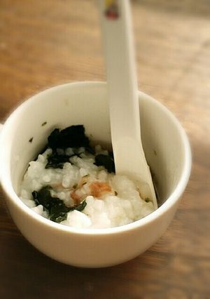 海苔とおかかのお粥 離乳食8カ月頃-レシピのメイン写真