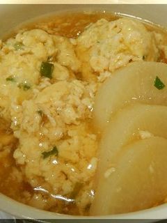 フワフワ鶏団子あんかけ-レシピのメイン写真