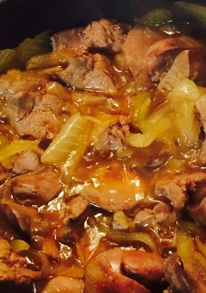 鶏の肝が大っ嫌いな私が作る鶏の肝煮込み-レシピのメイン写真