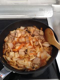 鶏モモ肉と白菜のトマト風煮込み-レシピのメイン写真