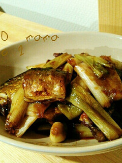 サンマとネギの甘辛ニンニク醤油焼き!!!-レシピのメイン写真